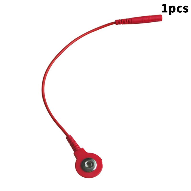 Standard Electrode Lead Wires Cables Electrode Wires DC Head 2mm Snap 3.5mm Plug For Tens/Ems Massager Therapy Electrode Gloves