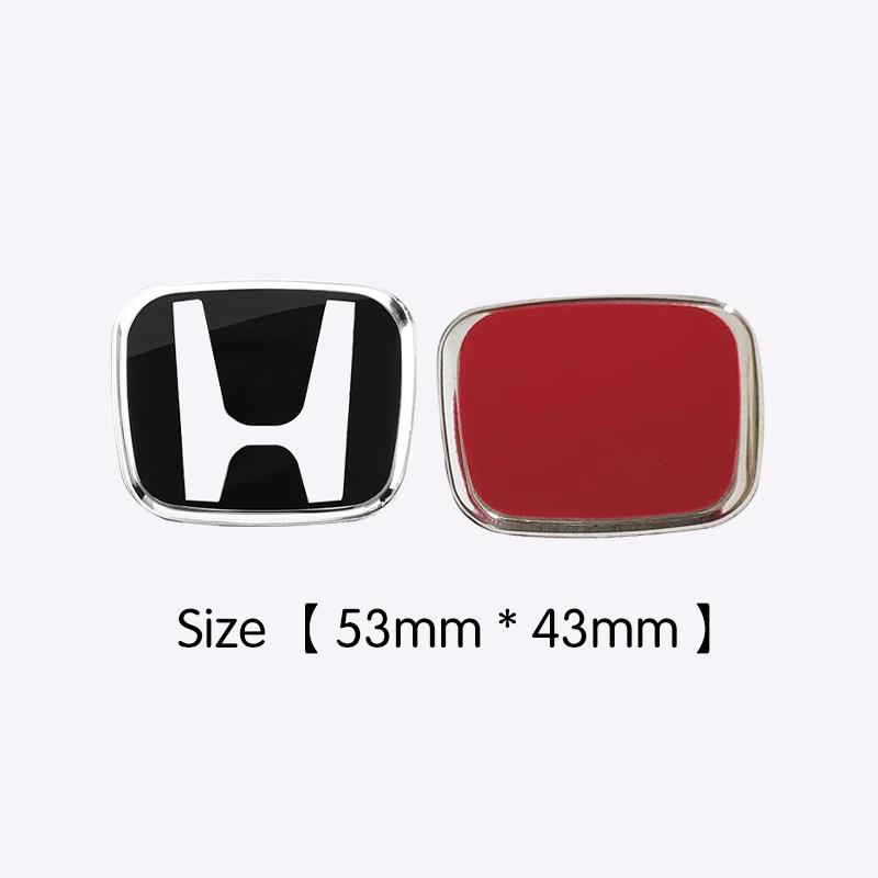 TMBCU1 Car Steering Wheel Emblem H-Sticker For Honda Mugen Power Type-R Jazz City Civic Inspire Accord FIT HRV XRV CRV Odyssey Legend