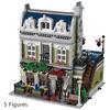 2469 PCS Parisian Restaurant Compatible Building Blocks Bricks Birthday Christmas Gifts Toys
