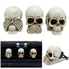 Car Accessory Unique Skull-shaped Car Perfume Clips Vent Holders for Air Stylish Accessories for Car Vent Air Conditioner