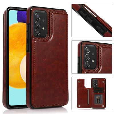 Чехол для мобильного телефона Samsung S22 Crazy Horse Pattern Note20 Сменный кожаный чехол A52/a32 Защитный чехол-раскладушка для телефона