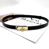 Fashion Adjustable Thin Belt Luxury Black PU Leather Female Designer Girdle Korean Corset Metal Buckle Belts For Women White