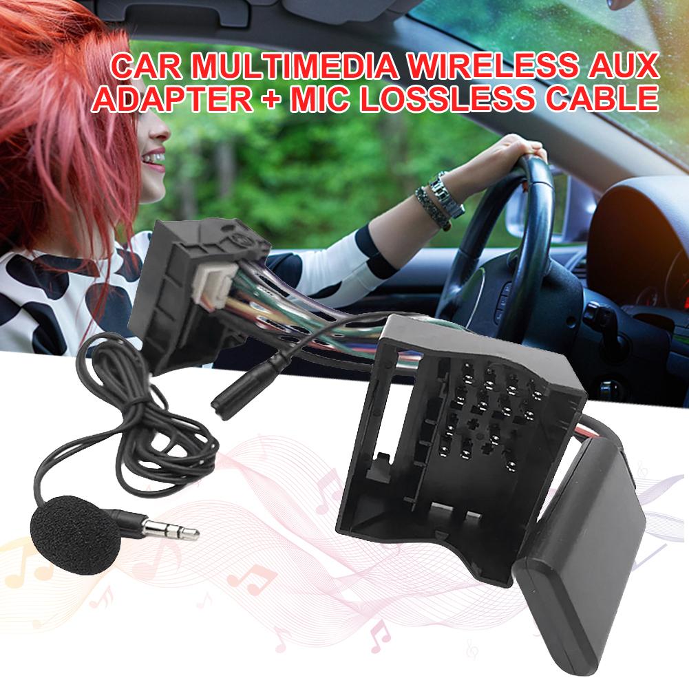 Car Stereo Bluetooth-Compatible Kit with Microphone Wireless Bluetooth-Compatible Module Call Handsfree for Citroen C2 C3 C4 C5