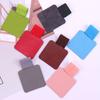 Desk PU Leather Notebooks Clipboards Office Accessories Clip Pencil Holder Pen Organizer Pen Clips
