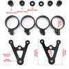 Motorcycle Front Fork Tubes CNC Mount Headlight Bracket Aluminum Black 42mm Fit For BMW K100  K75
