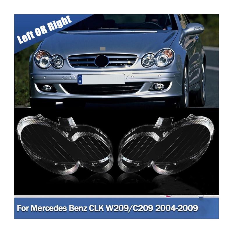 W209 Передняя крышка фары для Mercedes For Benz CLK W209/C209 2004-2009 Прозрачная крышка фары Прозрачный корпус плафона