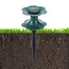 Hose Guide Spike Lawn Hose Guide Stake with Spin Top Water Pipe Reel Wheel for Garden Patio Watering Keeping Hose Out of Flower Beds