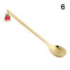 Fashion Christmas Xmas Gifts Coffee Spoon Stainless Steel Tableware Table Ornament
