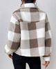 European & American Double-sided Plush Pocket Cardigan - Women's Casual Coat