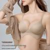Gathered Deep V Round Cup Bra for Enhanced Bust and Beautiful Back