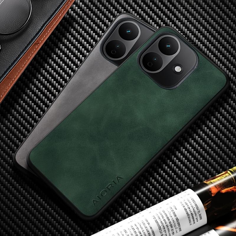 Чехол для телефона - для Xiaomi для Redmi Note 17 Pro Max Чехол Однотонный Стильный Элегантный Чехол для телефона из искусственной кожи для Redmi Note 17 4G 5G