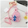 Stitch Printed Shoulder Crossbody Chest Bag Children Cartoon Leisure Outdoor