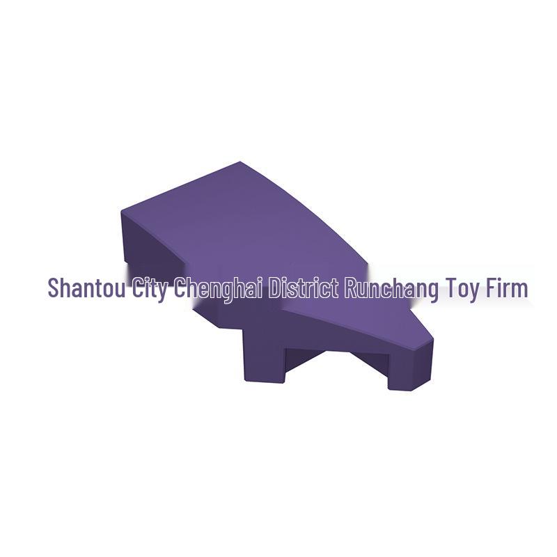Interlocking 1x2 Right Curved Wedge Block Compatible with 29119