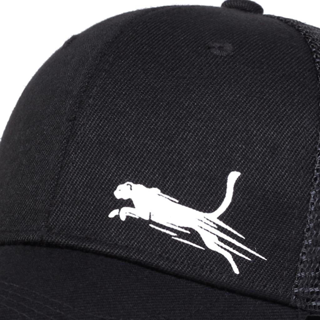 Unisex Leopard Embroidery Baseball Net Caps Spring Summer Outdoor Adjustable Casual Hats Dad Hat Sunscreen Hat