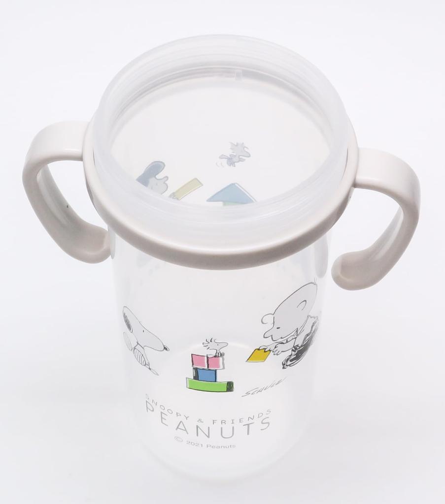 OSK Snoopy Бутылка с трубочкой 370 мл SC-370S