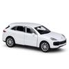 Welly 1:36-масштабная модель автомобиля из сплава Porsche Cayenne Turbo, литая под давлением металлическая игрушечная модель автомобиля, модель автомобиля с высокой имитацией, детские подарки