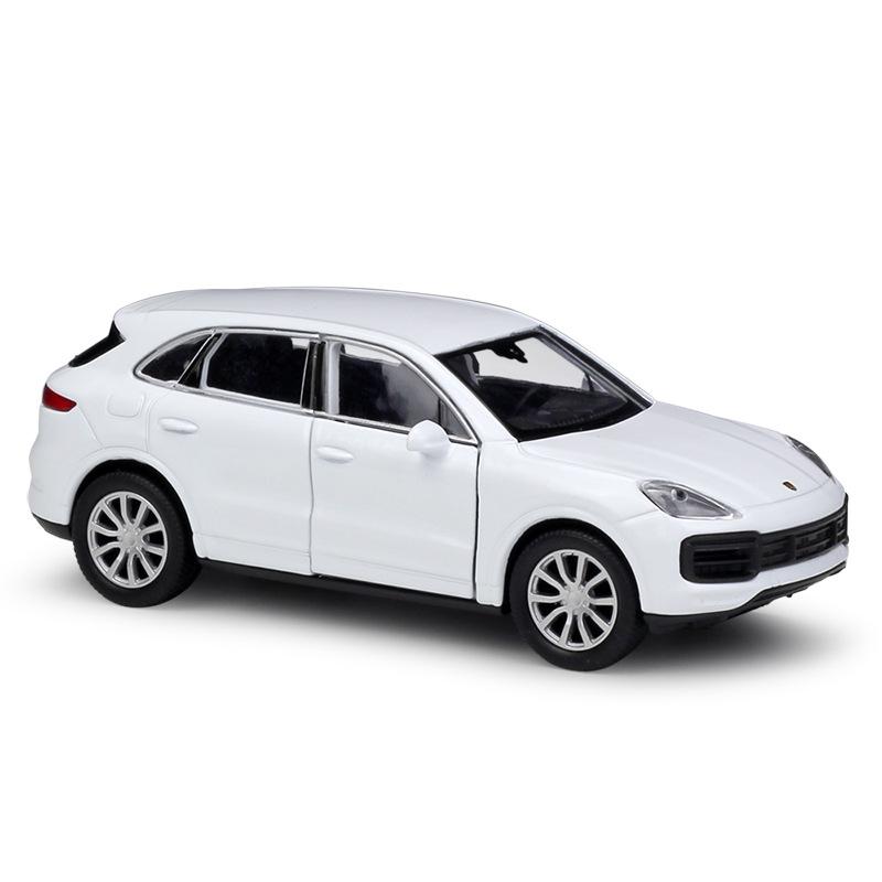 Welly 1:36-масштабная модель автомобиля из сплава Porsche Cayenne Turbo, литая под давлением металлическая игрушечная модель автомобиля, модель автомобиля с высокой имитацией, детские подарки