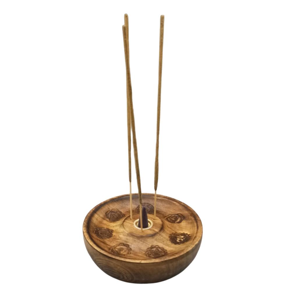 Incense Stick Holder and Cone Burner 7 Chakra