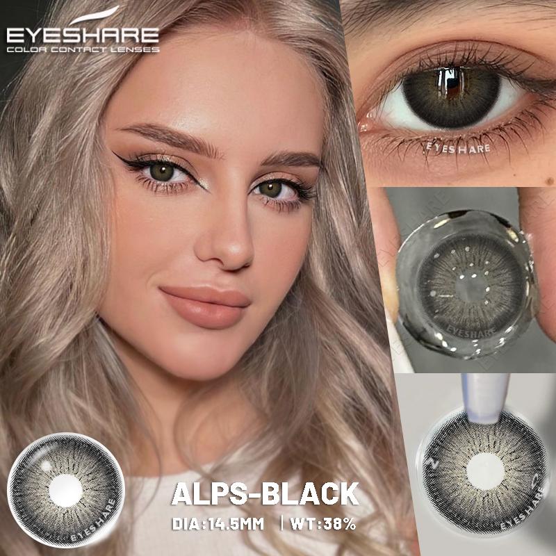 Eyeshare Новые контактные цветные контактные линзы для глаз 1 пара зеленые контактные линзы голубые линзы для глаз ежегодный макияж серые линзы для зрачков