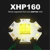 XHP160 1000 000LM Светодиодный налобный фонарь Powerbank 7800 мАч 18650 Батарея Фара Масштабируемый водонепроницаемый налобный фонарик Лампа