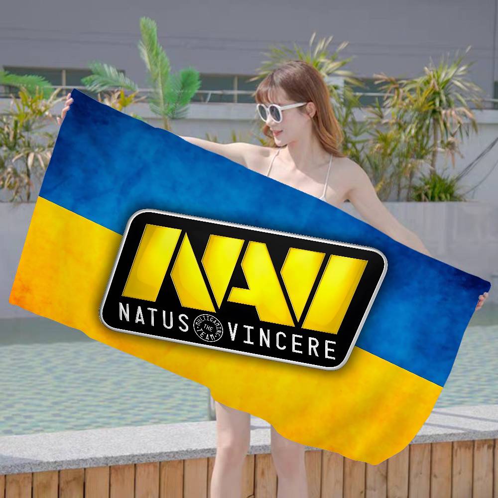 Navi Natus Vincere Аниме Пляжное Полотенце для Купания Мягкое Впитывающее Мочалка Детские Подарки для Детей Путешествия Кемпинг Спортзал