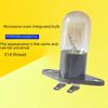 Compatible Microwave Bulb for Galanzmei 250V2A, E14 Base, Straight Foot Design