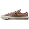 Кроссовки унисекс Chuck 70 Low Cowboy с вышивкой оранжево-оранжевые Egret A03665C