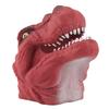 Dinosaur Head Hand Puppet Kids Parents Interactive Stories Role Play Interesting Toy(Red)