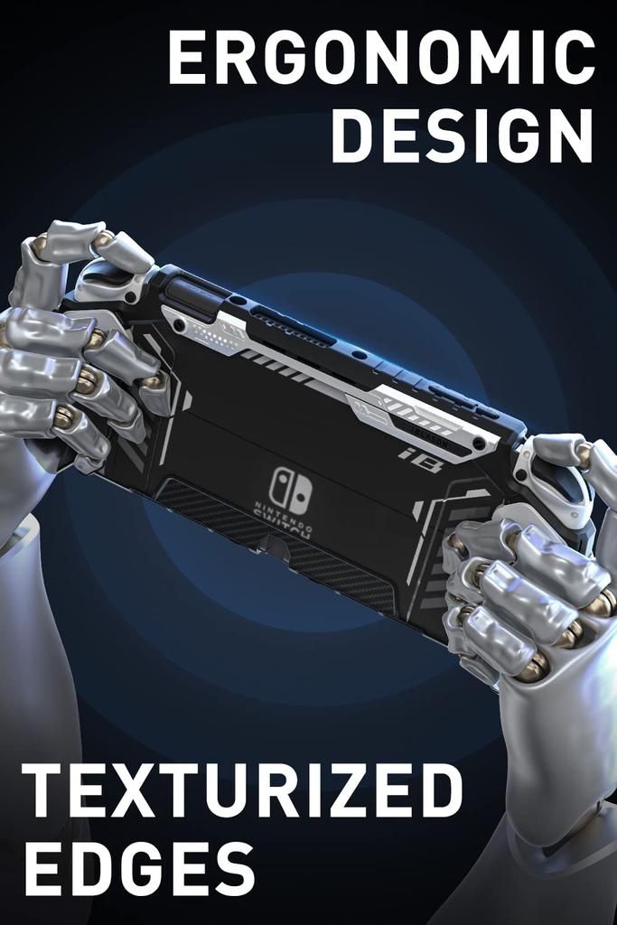 Чехол для Nintendo Switch OLED 2021 Organic EL Модель Ударопрочный TPU Grip Защитный чехол Возможность стыковки Эргономичный Интегрированный Удобный в использовании контроллер