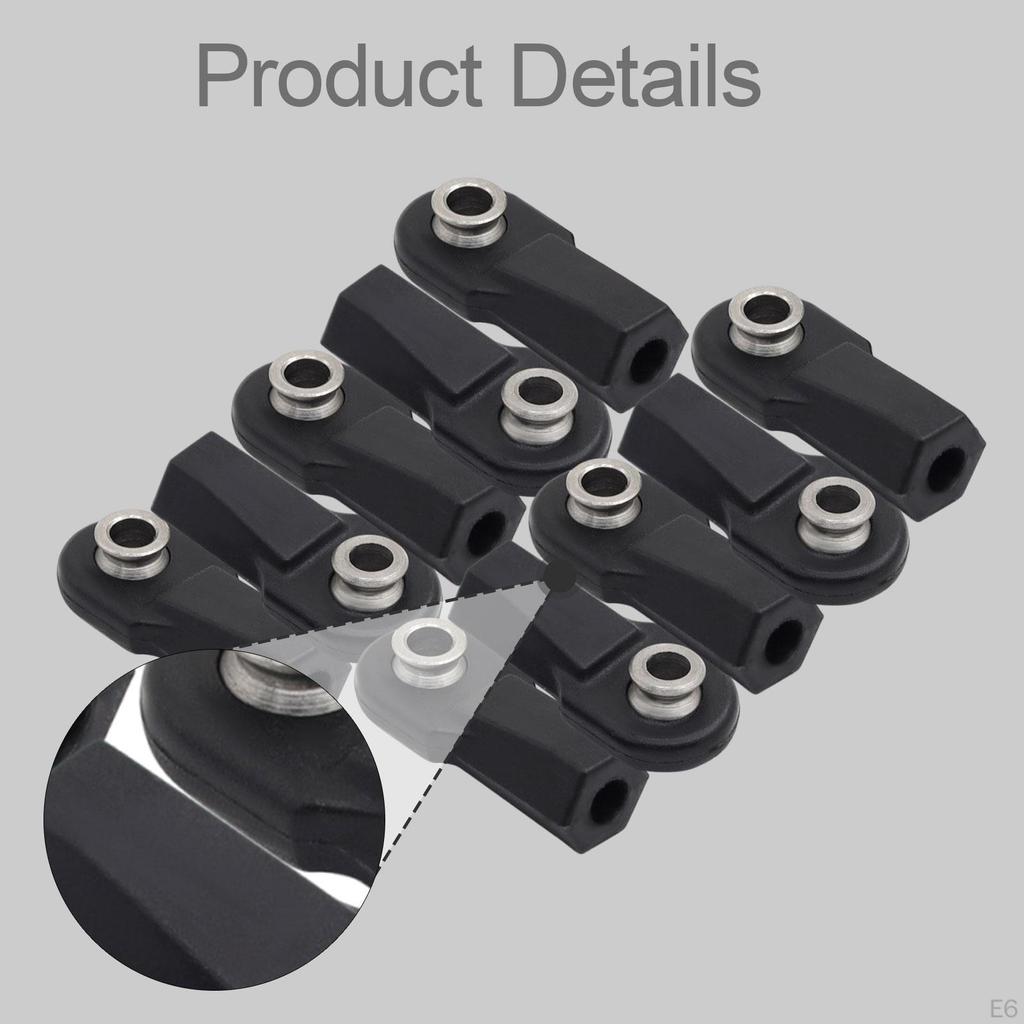 10 Pcs M4 Ball Joint Heads for RC Cars, Universal Remote Control Toys, 1/10 And 1/8 Crawler