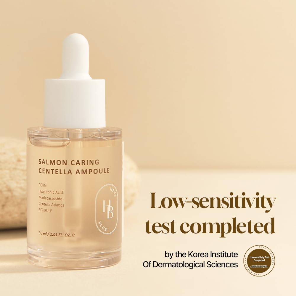 HEVEBLUE Salmon Caring Centella Ampoule 30 мл