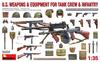 Miniart US Army Tank Crew Infantry Weapons and Equipment Set MA35334 1/35 &