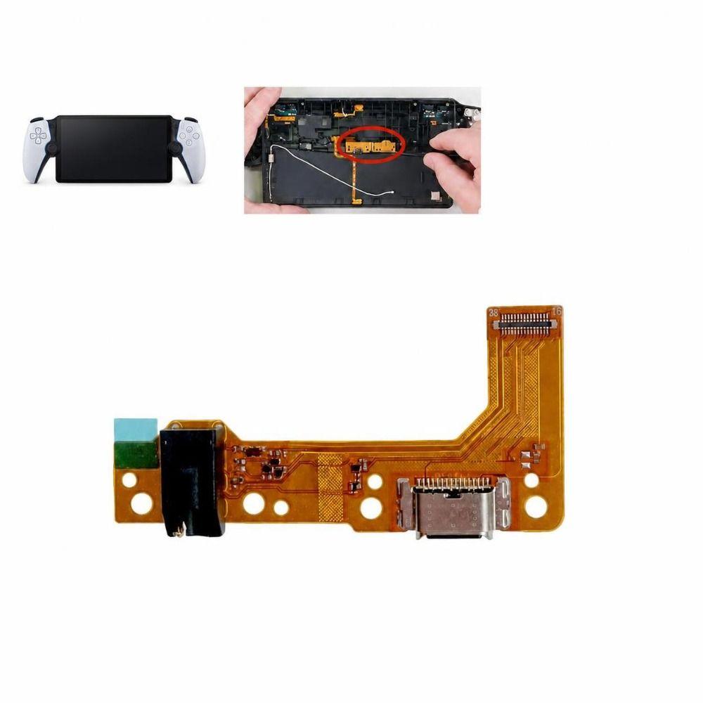 Replacement Parts Charging Port Connector USB C Socket Connector for PS5 Portal Game Accessories