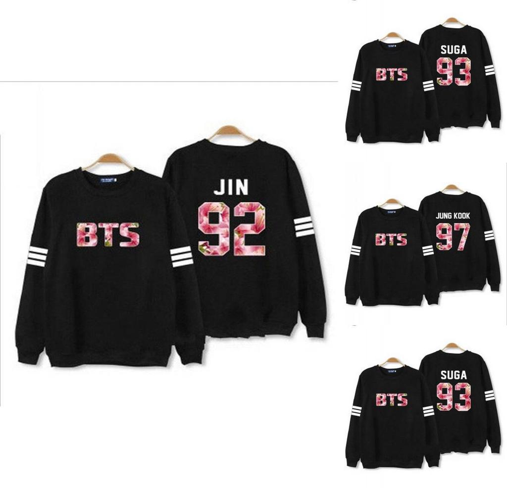 Bts in Bloom Kpop Jumper Kapuzenpullover Sweatshirt Hoodie Pullover Kostüme