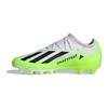 X Crazyfast.3 Mg J Artificial Grass Professional Comfortable Stable Durable Low-Top Kids Football Shoes Kids Football Shoes White Green IE1567