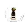 Car Dashboard Bobblehead Toy Solar Powered Sloth Solar Powered Shaking Hand Doll Sloth Animated Bobble Dancer for Car Table Home