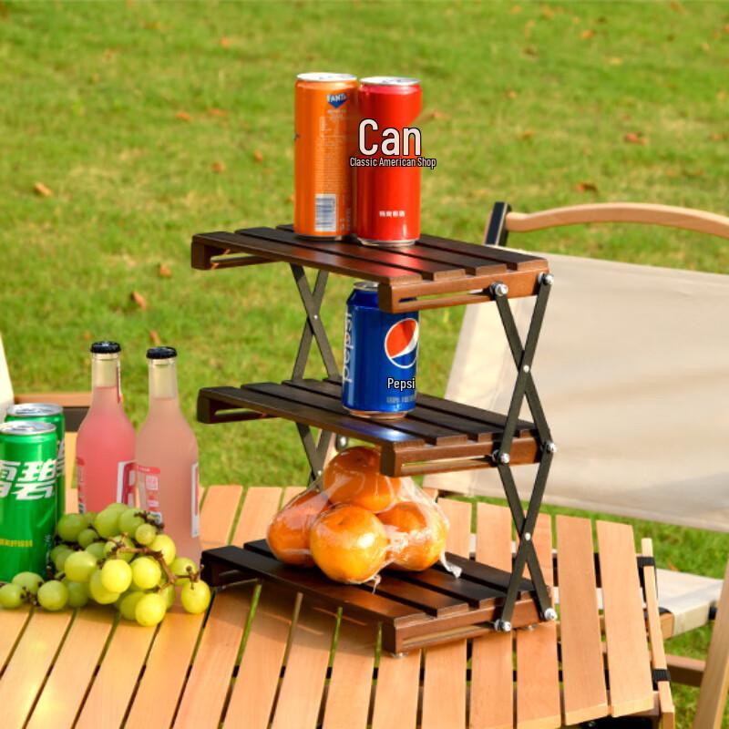 Portable Outdoor Camping Folding Storage Rack