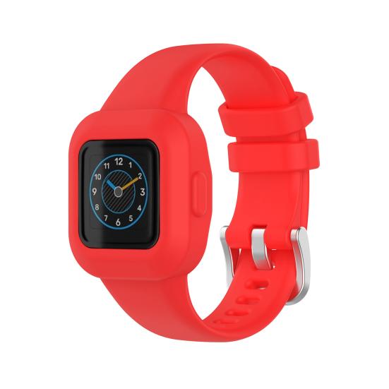 Watch Band One-piece Wrist Bracelet Strap Soft Silicone Watchband for Garmin Fit JR3/Vivofit