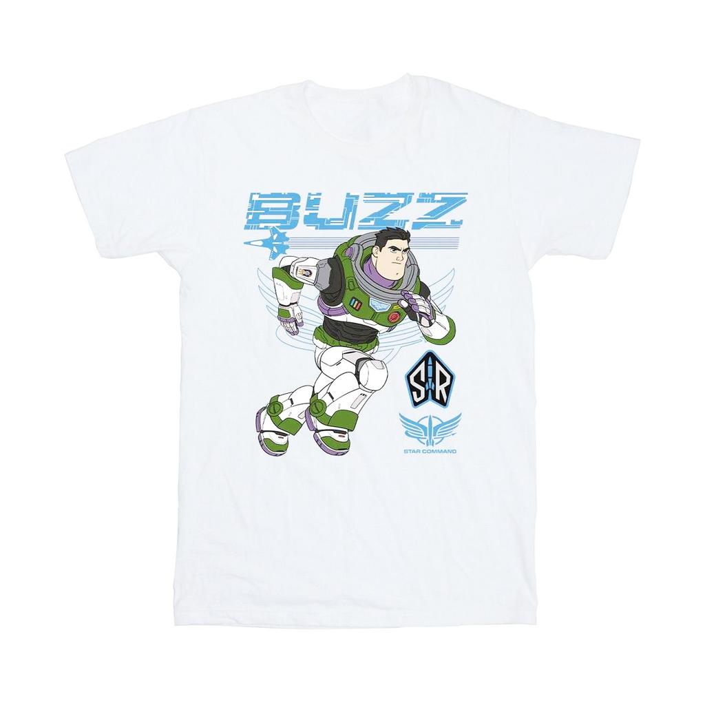 Disney Mens Lightyear Buzz Run To Action T-Shirt