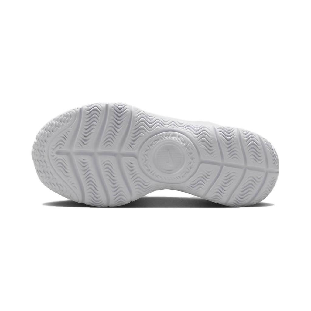 Nike Flex Runner 3 Удобные и легкие Устойчивые к истиранию Низкие детские кроссовки для бега Белый Оранжевый Детские FN1449-101