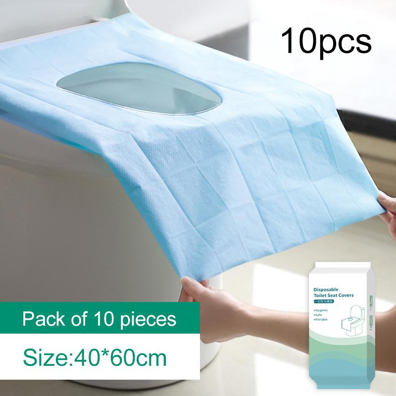 5~50 шт. Одноразовые накладки на сиденье унитаза из нетканого материала и полиэтиленовой пленки, изоляция от грязи, водонепроницаемые, портативные, дорожные, гостиничные принадлежности TMZ