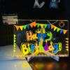 LED Note Board Night Light With Colorful 7 Pens DIY Acrylic Message Board Erasable Painting Drawing Board For Kids Birthday Gift