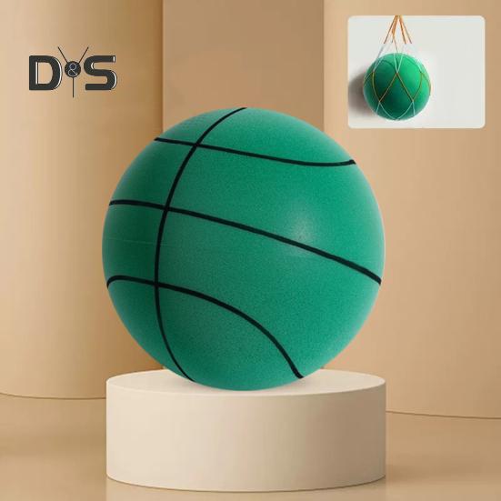 Бесшумный баскетбольный мяч для дриблинговых тренировок в помещении. Высокоплотный пенный баскетбольный мяч для тренировок в помещении. Бесшумный мяч.