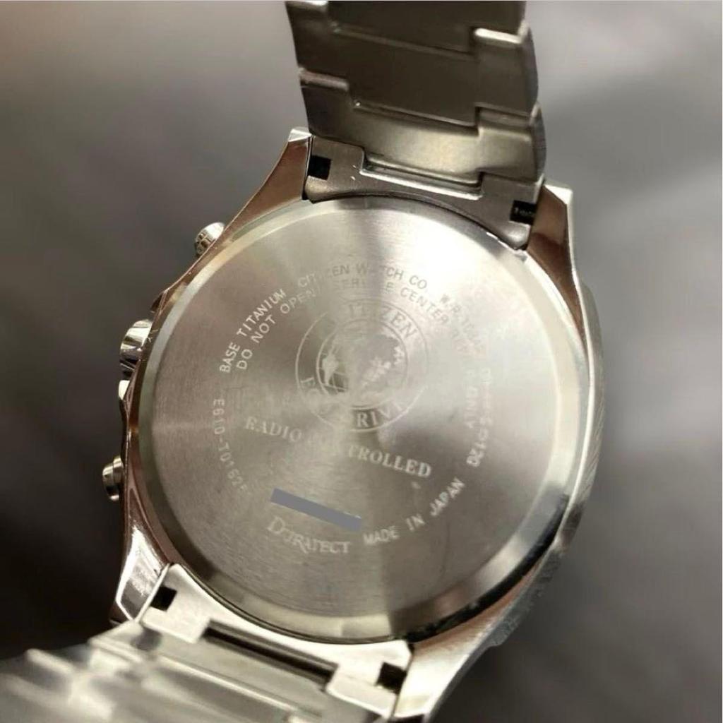 Б/у [Рабочий предмет] CITIZEN/Citizen Eco Drive Радио-солнечные ATP53 Титан Легкий Хорошее Состояние