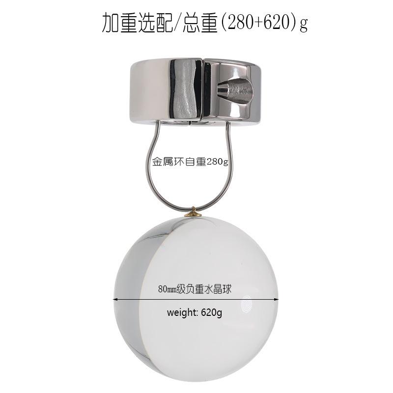 Подвеска из нержавеющей стали, сверхтяжелый мяч для физической растяжки, мужские секс-игрушки, секс-инструменты, гравитационный мяч, который можно повесить по желанию