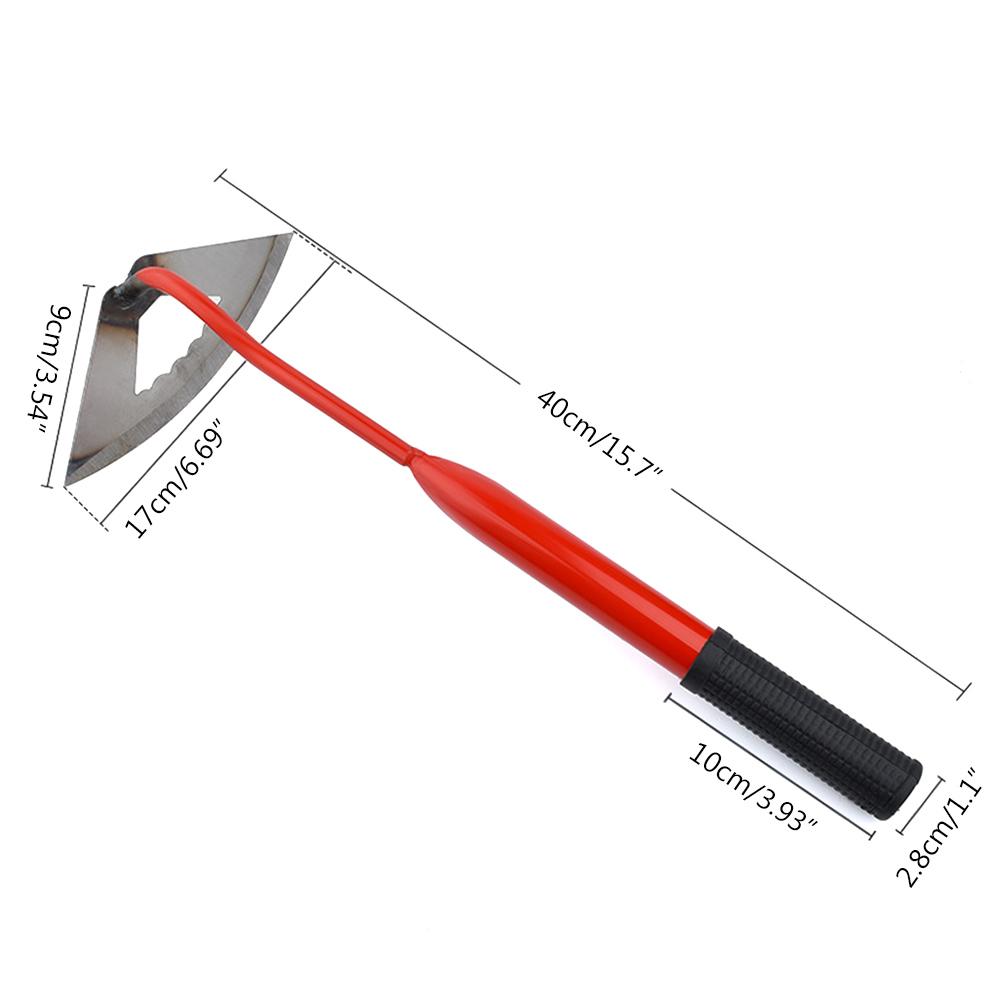 Ручная стальная мотыга для посадки сада, переносная стальная прополка и рыхление почвы, садовый инструмент