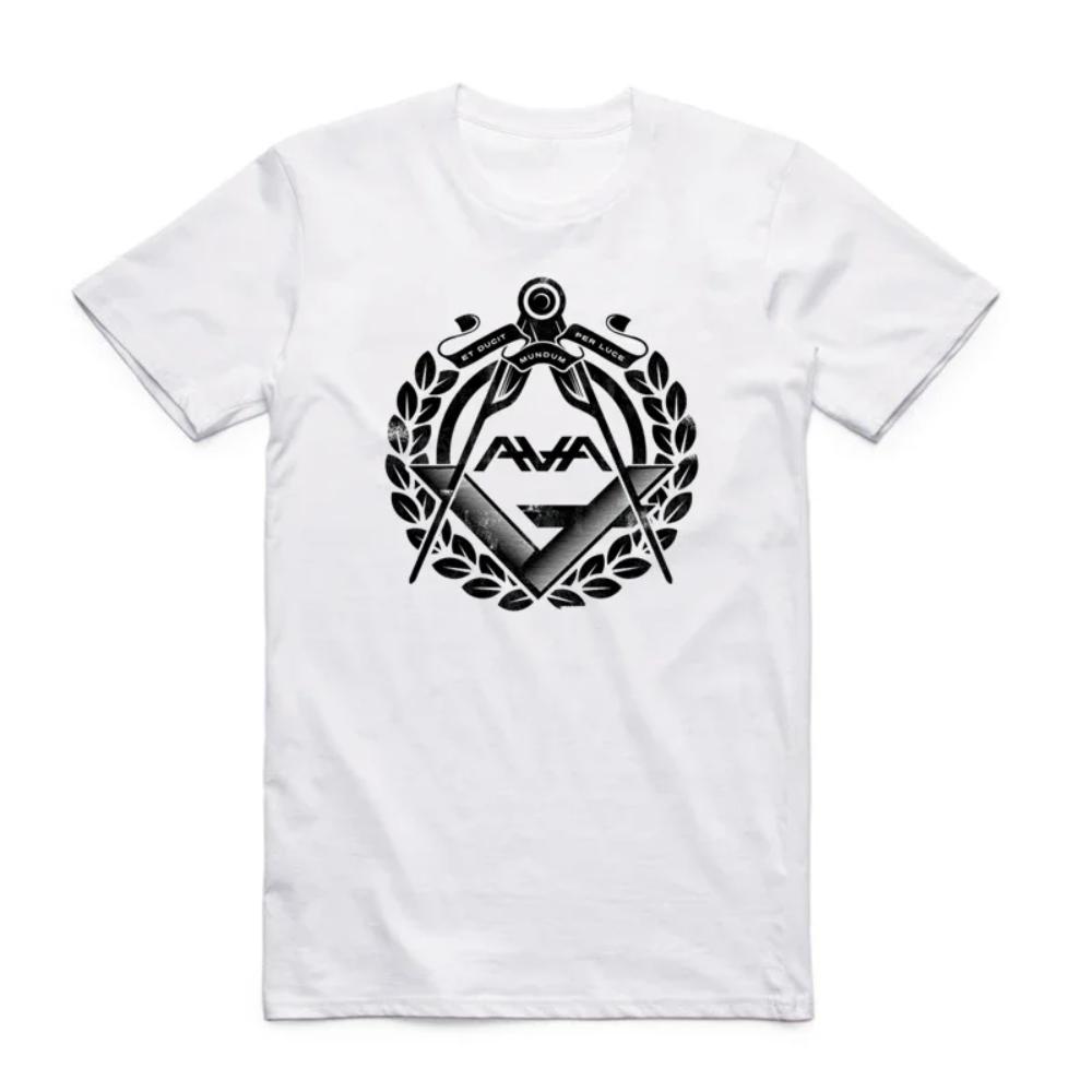 2026 S-XXX Angels and airwaves Men Printed Ava Moon T-shirt Short sleeve O-Neck Harajuku Summer White Casual Tshirt