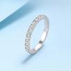 Total Moissanite Silver Rings for Women Girls Exquisite Fashion Diamond Rings with Certificate Include Box