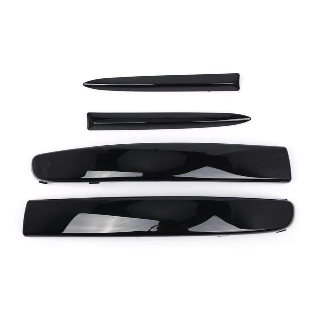 Нижняя накладка на бампер, комплект хромированных накладок на передний нижний бампер для Fiat 500 07-15 735455057, сменные аксессуары