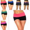 Летние женские сексуальные мини-нокаутные шорты для йоги, тренировок в тренажерном зале и облегающие шорты
